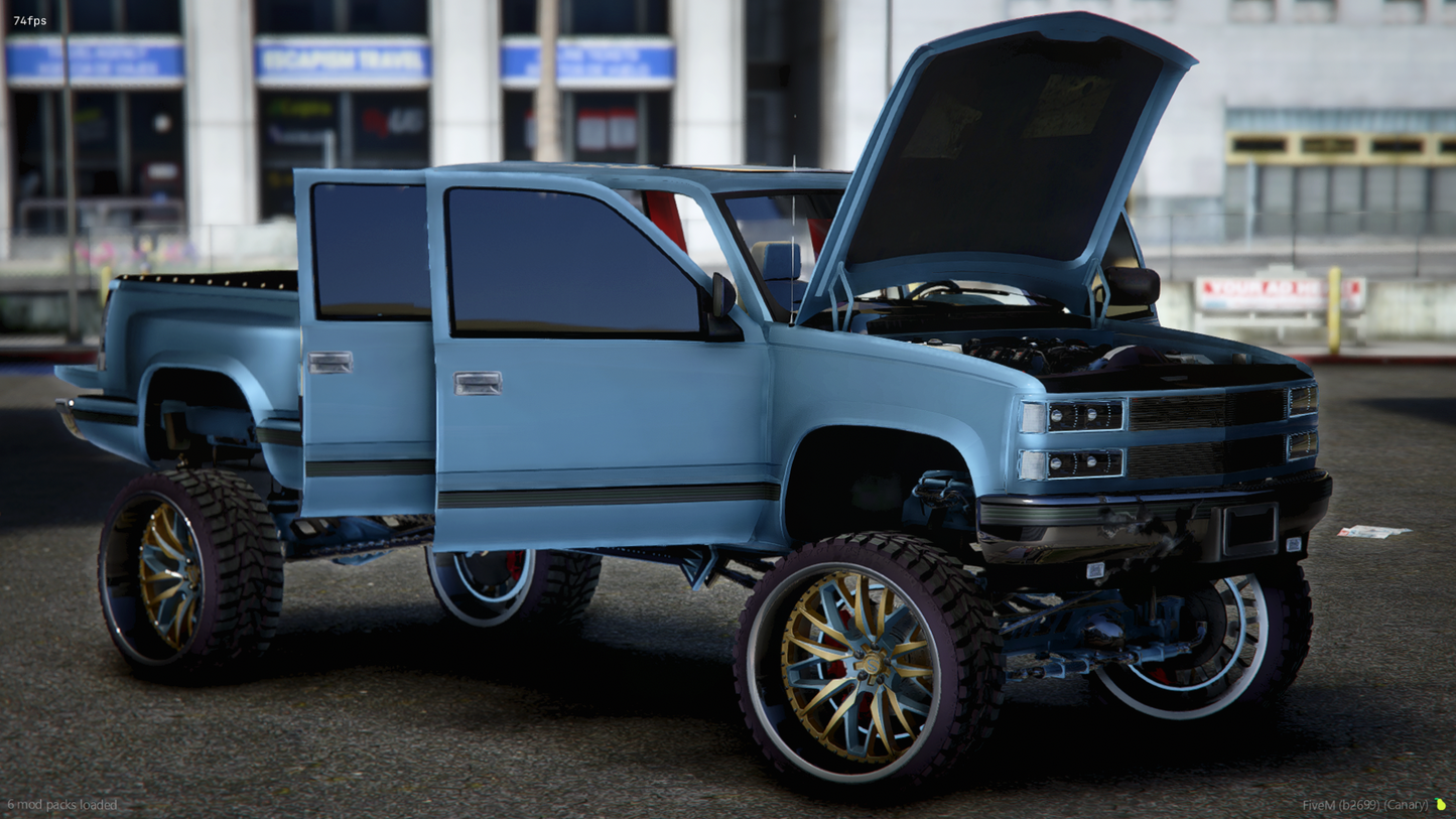 1997 Lifted Chevy Stepside OBS