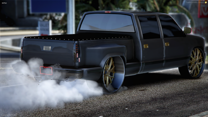 1997 Slammed Chevy MegaCab Stepside OBS